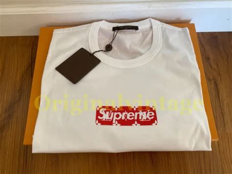 camicia supreme louis vuitton prezzo|louis vuitton x supreme font.